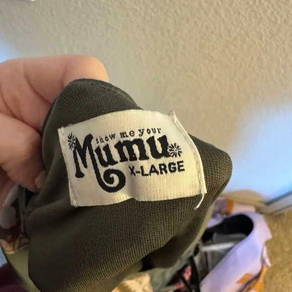 Show Me Your MuMu Green Floral Mini Dress - Picture 4 of 4